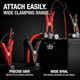 NOCO GC001 X-Connect Battery Clamps with M6 Eyelets & Fuse GENIUS Charger Accessory Lead