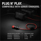 NOCO GC003 12V XConnect Plug Connector with LED and Fuse for GENIUS Charger Accessory Lead