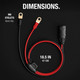 NOCO GC002 X-Connect Eyelet Terminal Connector Battery Lead with Fuse For Genius Charger M6