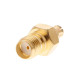 ATD BCA-55135 Gold Plated SMA Female to MCX Male Straight Plug Adapter GPS DAB RF LAN