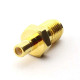 ATD BCA-55126 Gold Plated SMB Female to MCX Male Straight Plug Adapter GPS DAB RF LAN