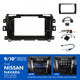 Pioneer SPH-PF97BT Perfect Fit CarPlay Android Auto 9" Radio For Nissan Navara Pre FL 2015-20