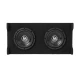 DLS PESB28 Dual 8" (200mm) 400W RMS Slim Down-Firing Subwoofer Enclosure System