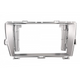 ATD RFP-22965 Perfect Fit 9" HU Screen Fascia Panel Trim For Toyota Prius (2009-2016) Silver
