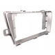 ATD RFP-22965 Perfect Fit 9" HU Screen Fascia Panel Trim For Toyota Prius (2009-2016) Silver