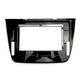 ATD RFP-52167 Perfect Fit 10" HU Screen Fascia Frame Panel For MG ZS (2017-2024) Gloss Black
