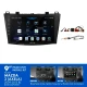 Alpine INE-AX809 Perfect Fit 9" CarPlay Android Auto Head Unit Kit For Mazda Mazda3 (2009-2013)
