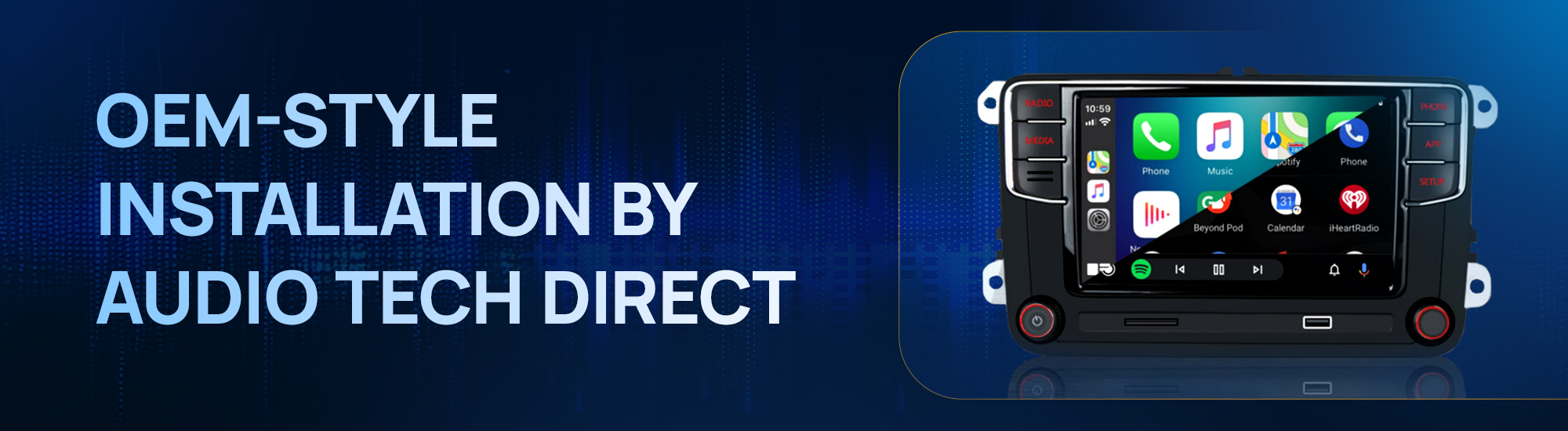 OEM-style installation by Audio Tech Direct