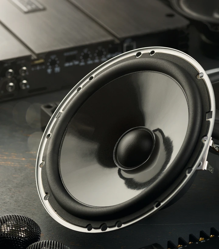 Speaker product close-up