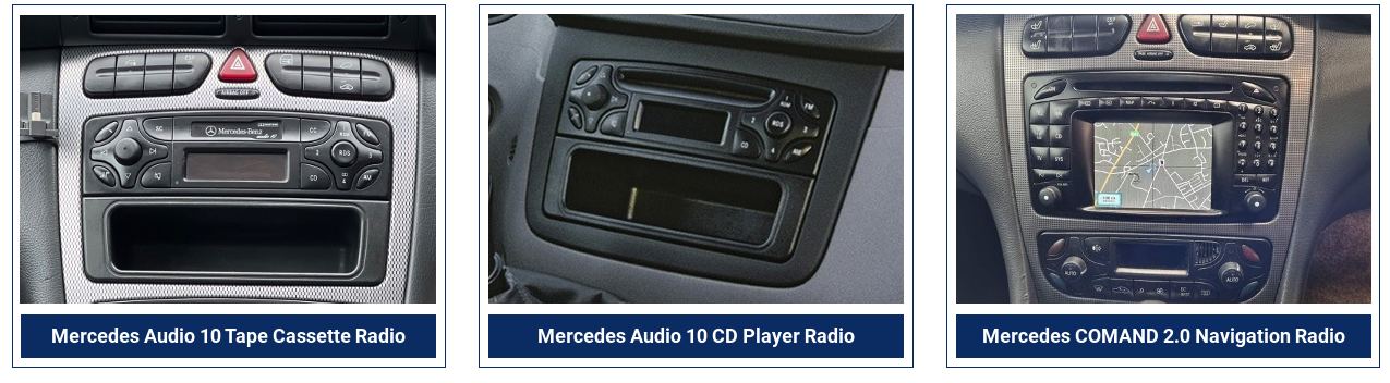 Mercedes A-Class Audio 10 Cassette player, Merc W168 car stereo + radio  code 