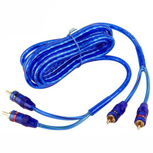 ATD RCA32110 5 Meters Length Oxygen Free Blue RCA Cable With Gold