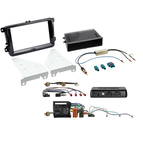 ACV 611320-30-7 Double DIN HU Fitting Installation Kit For Skoda VW ...