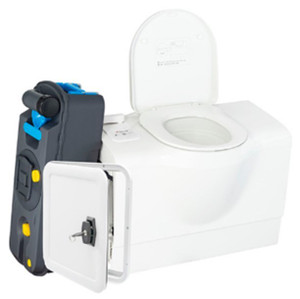 Freucamp Bench Cassette Toilet Right Hand - Incl Door Freucamp Bench Cassette Toilet Right Hand - Incl Door