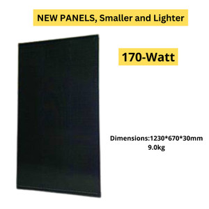 170 watt shingled solar panel.
For RV Applications 170 watt shingled solar panel.
For RV Applications