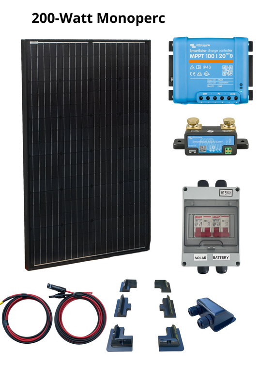 200 Watt Solar Kit (Full Black) Victron