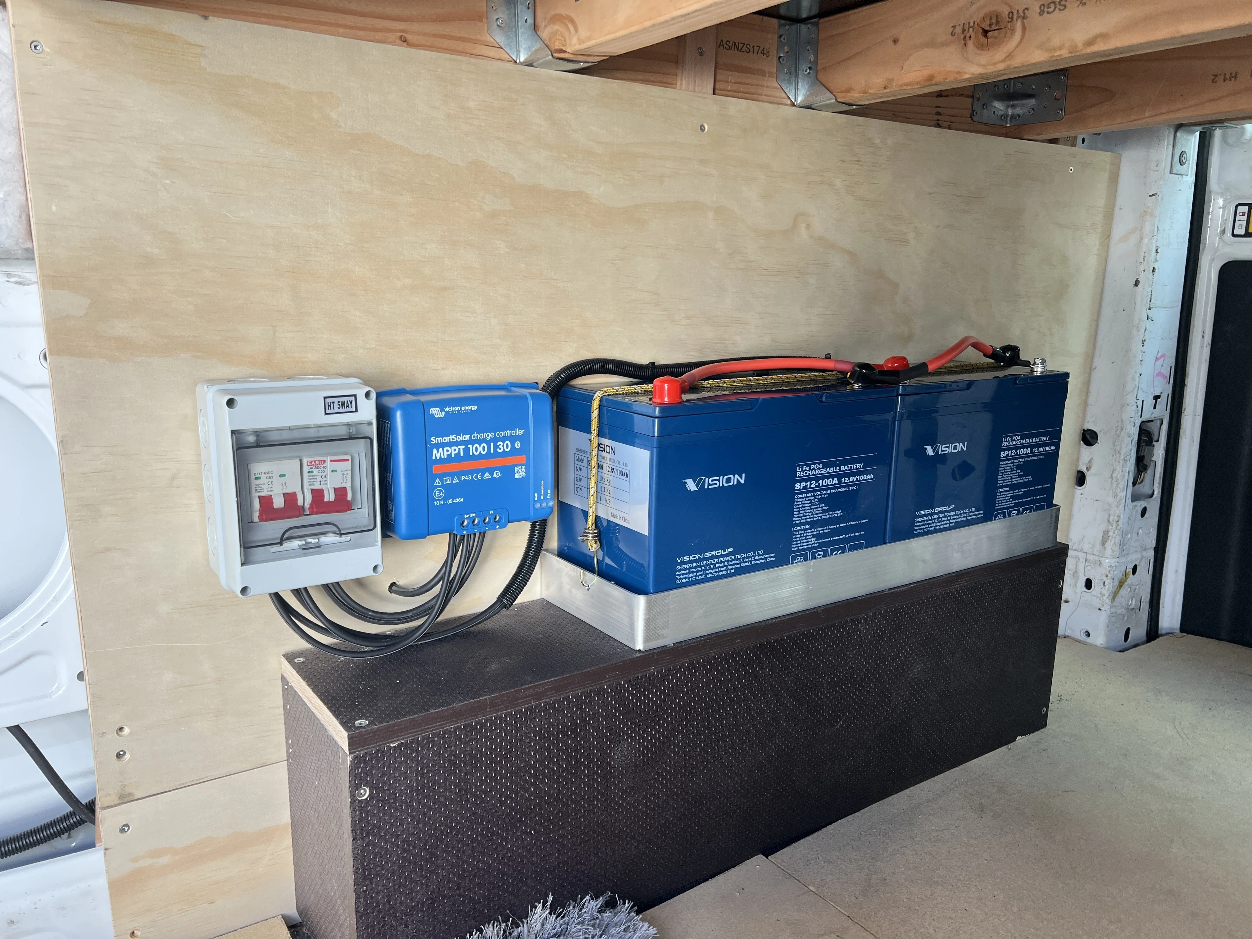 Campervan conversion electrical work by RV Solutions Christchurch