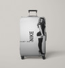 Grey Nike Girl Luggage Cover