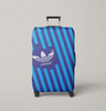 Turquoise blue white Adidas Luggage Cover