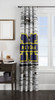 Cheap Michigan Wolverines Paint Peeling Plus window Curtain