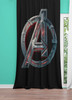 the avengers logo window Curtain