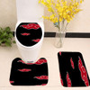 Akatsuki Pattern Toilet cover set up