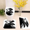 Harry Styles Black And White 2 Toilet cover set up