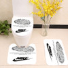 NIKE JUST DO IT QUOTE LOGO Toilet cover set up