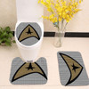 Star Trek Logo Crochet Pattern Toilet cover set up