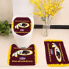 Washington Redskins logo yellow red Toilet cover set up
