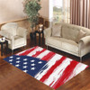 usa flag wallpaper art Living room carpet rugs