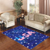 usa wallpaper blue Living room carpet rugs