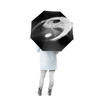 Yin Yang Black art Custom Foldable Umbrella
