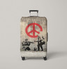 Banksy Peace Soldiers Luggage Cover