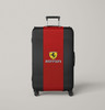 FERRARI LOGO RED BLACK DESIGN Luggage Cover