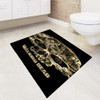 Walking Dead skulll tag bath rugs