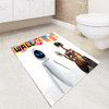 Wall e and eve  2 bath rugs