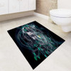 Wolf Absract bath rugs
