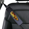 Carbon Porsche logo Car seat belt cover