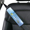 wine wht on beach Car seat belt cover