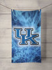 university of kentucky blue flames Custom Towel