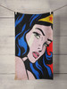 wonder woman pop art Custom Towel