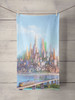 zootopia disney city wallpaper Custom Towel