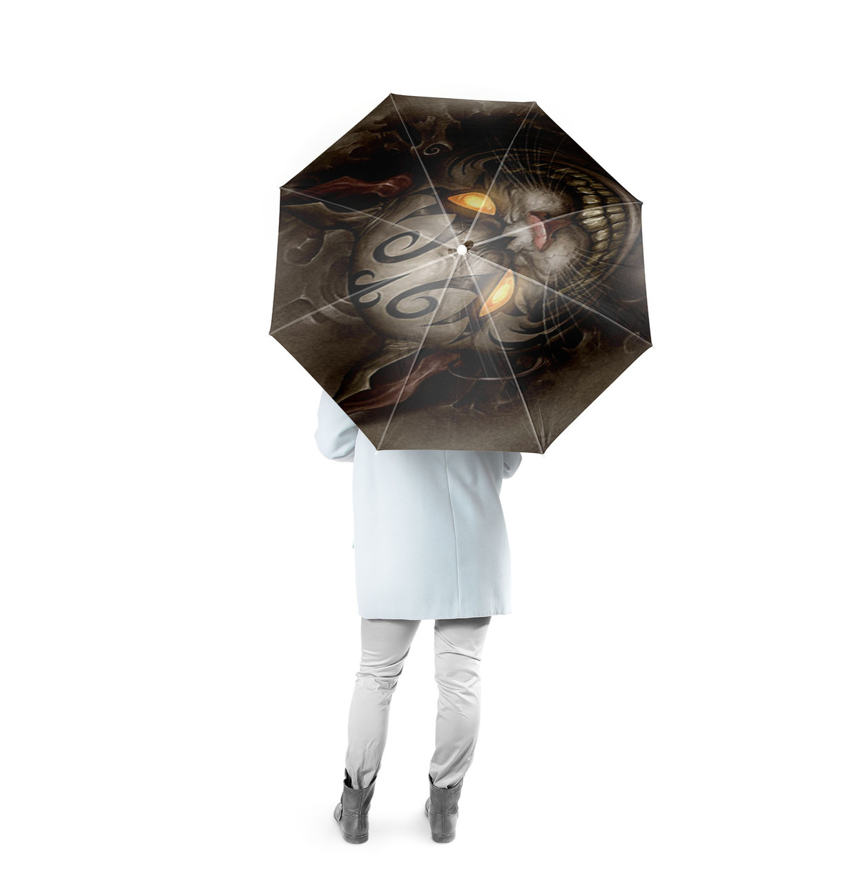 Alice Madness Returns Evil Custom Foldable Umbrella