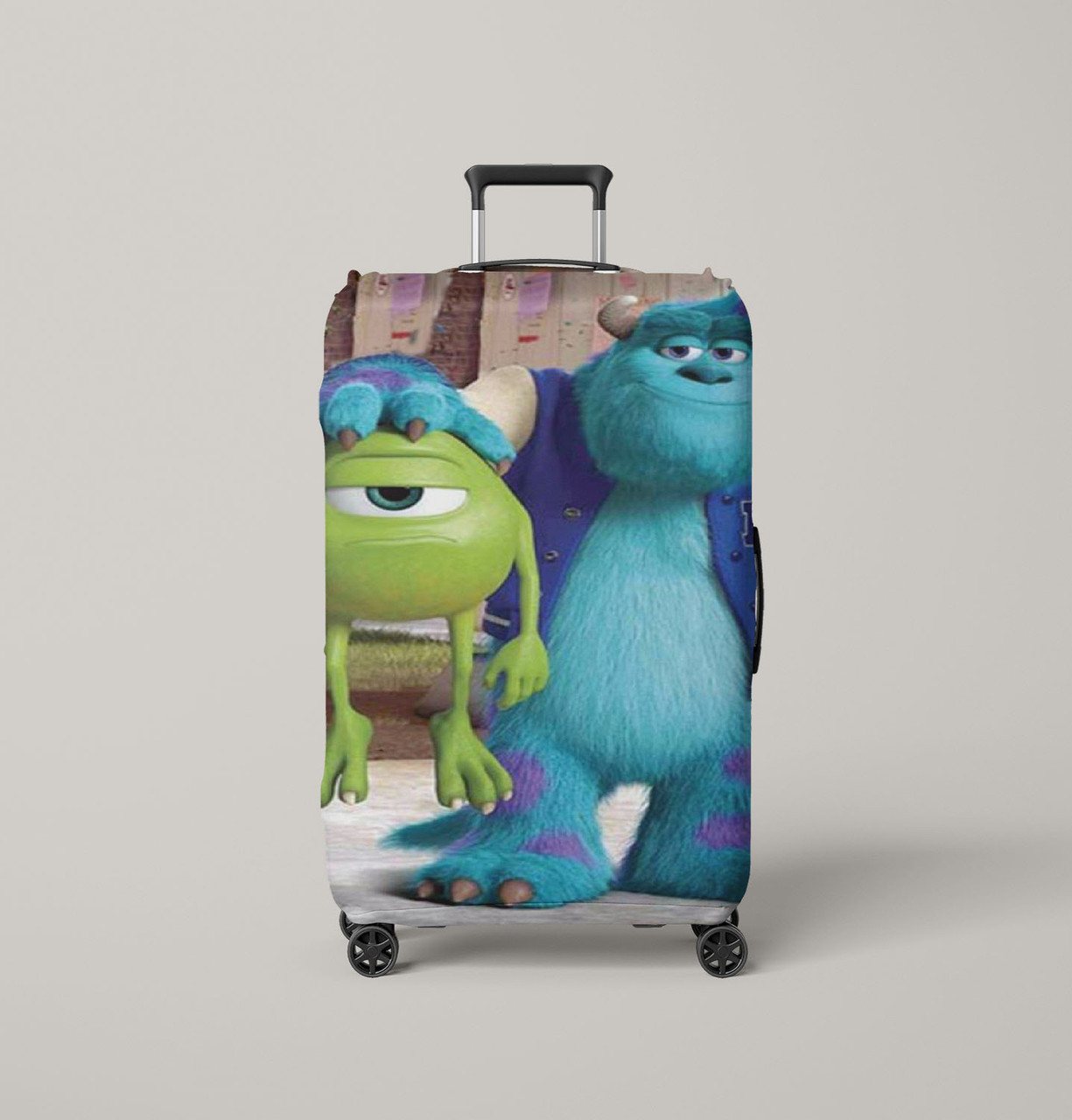 Monsters Inc sulley holding mike Luggage Cover - Coverszy