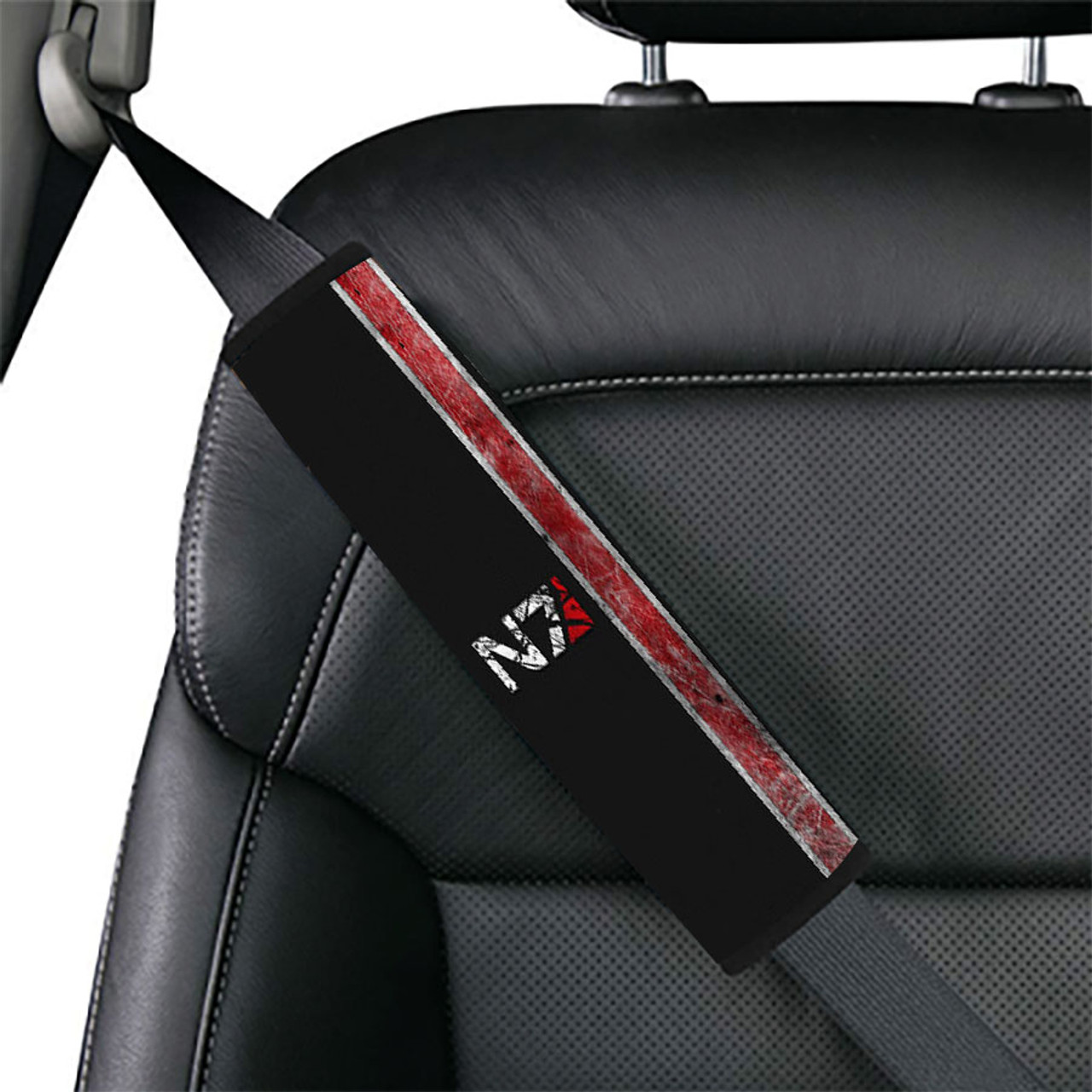 Mass Effect N7 Car seat belt cover - Coverszy
