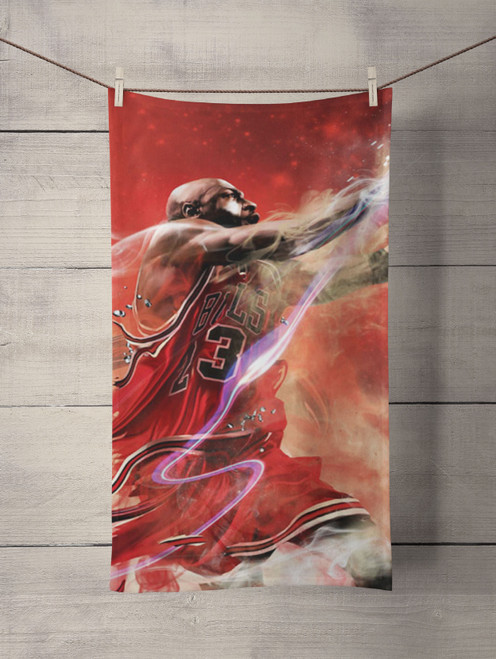 Michael Jordan Basketball Dunk Custom Towel
