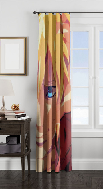 NARUTO SMILE window Curtain