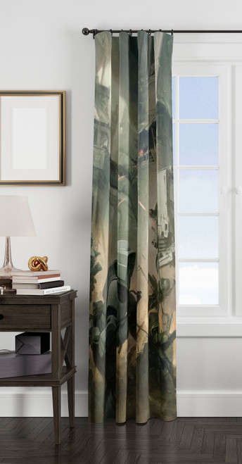 star wars trooper battle window Curtain