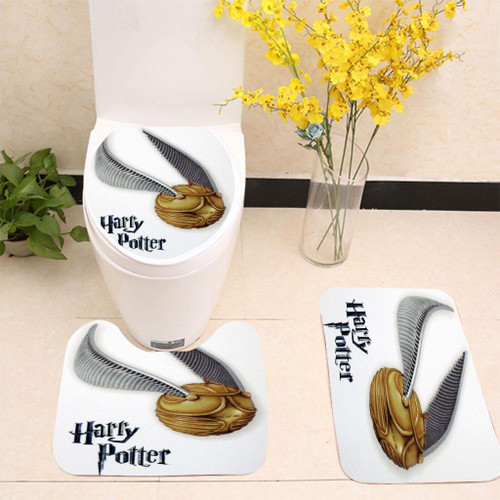 Harry Potter The Golden Snitch Toilet cover set up
