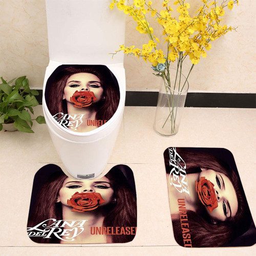 LANA DEL RAY RED ROSE UNRELEASED Toilet cover set up